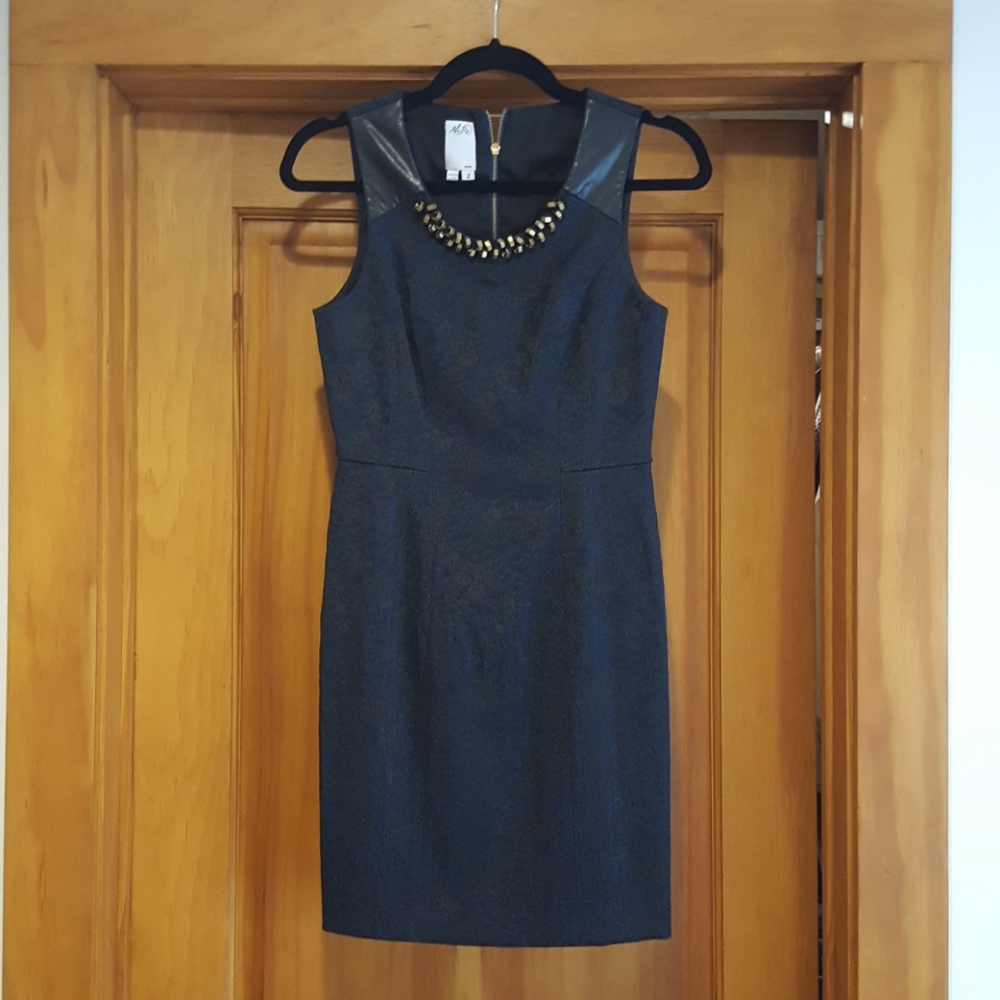 Ali Ro Navy Sheath Dress